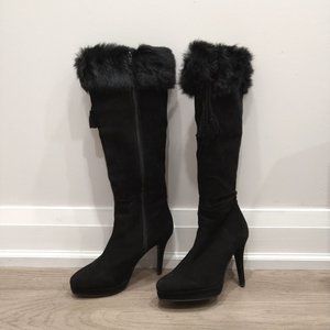 Suede & Fur boots - size 36